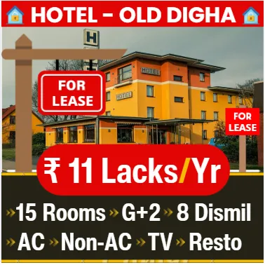HL-2001 - Hotel For Lease - Old Digha - 12 Lacks/Year